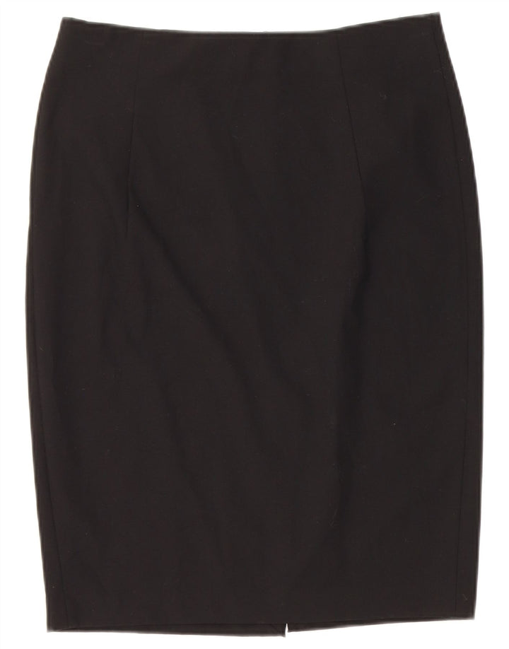 Fusta Creion Femei Zara EU 38 Mic W28 Poliester Negru