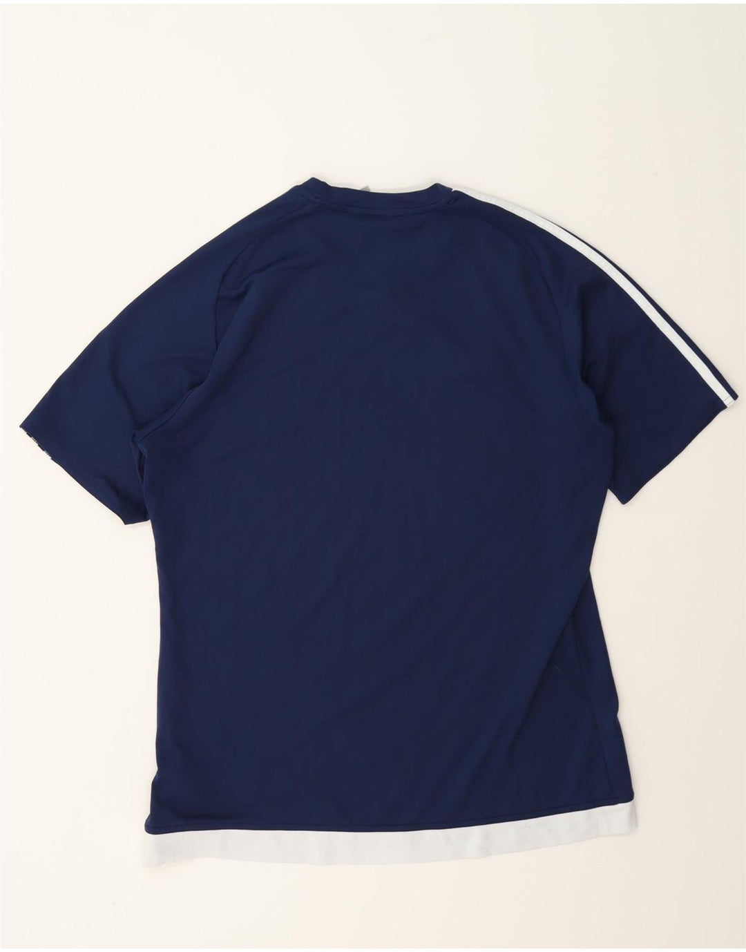 Tricou Adidas Climalite pentru bărbați Top Mediu Bleumarin Poliester Colorblock