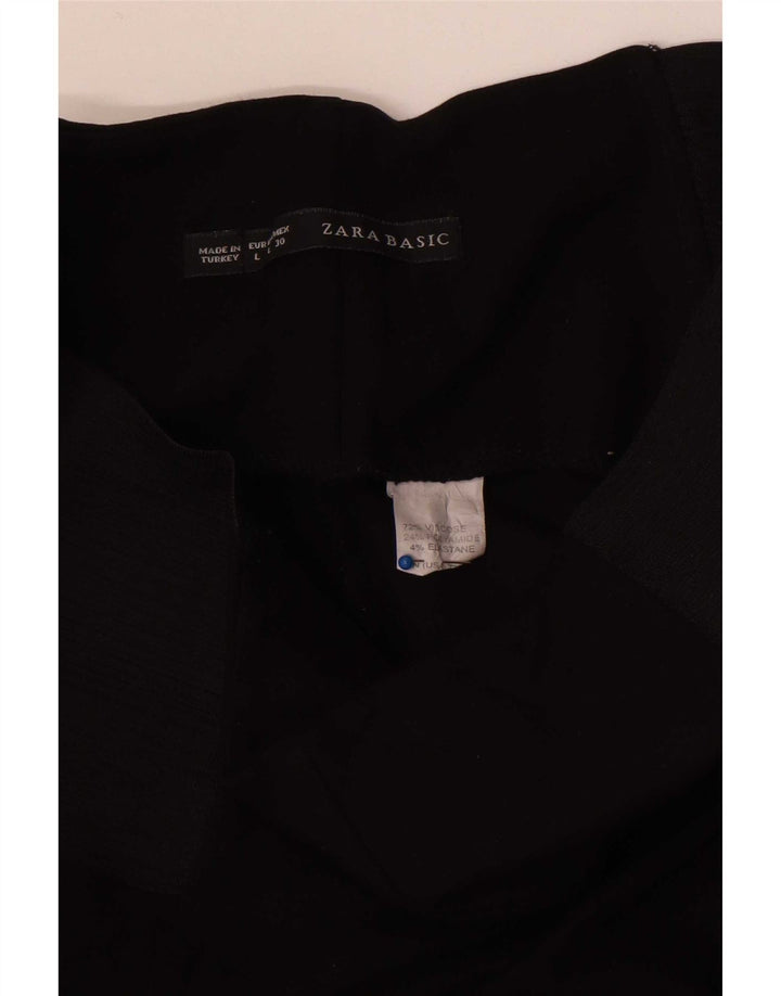 Leggings pentru femei Zara, mare, negru, viscoză