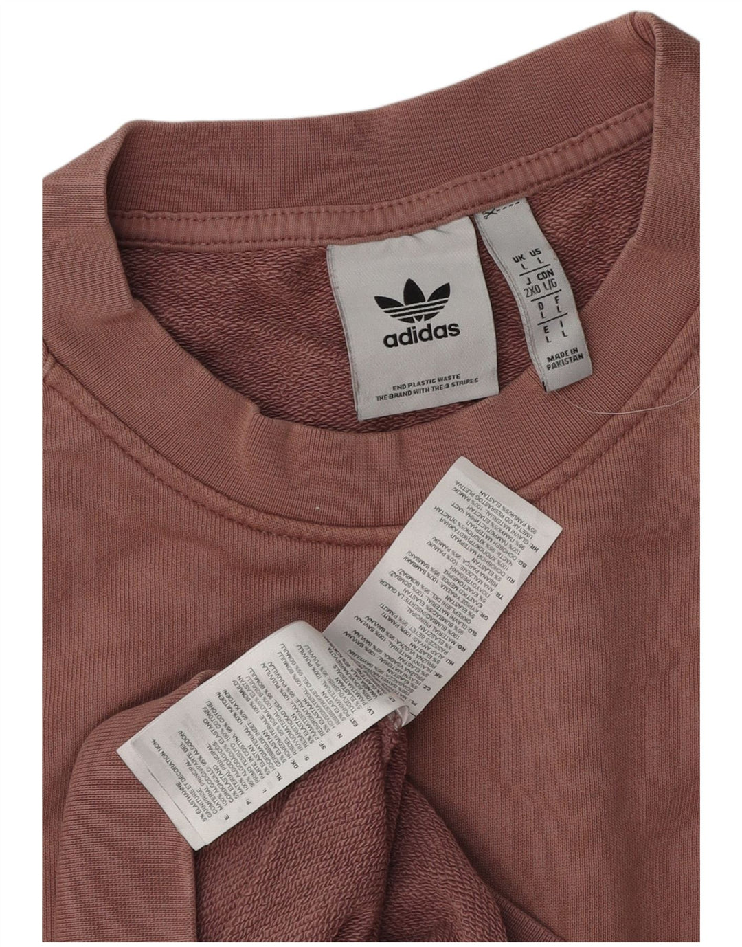 Hanorac pentru bărbați Adidas Jumper mare bumbac roz