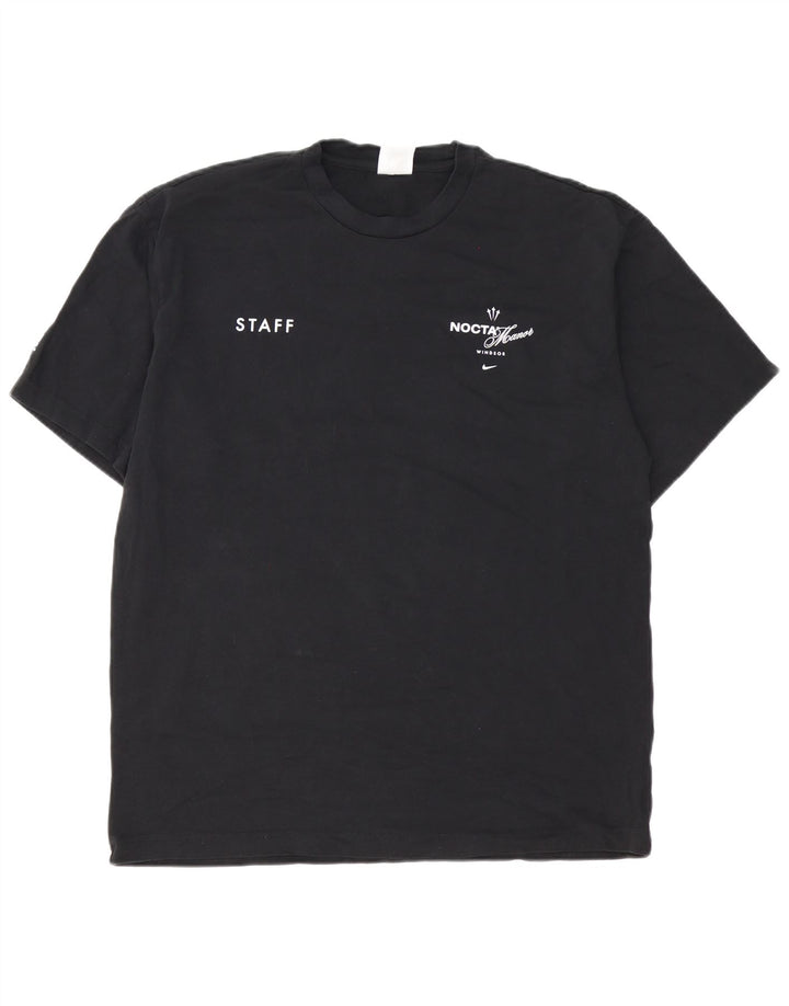 Tricou grafic Nike pentru bărbați Top mare din bumbac negru