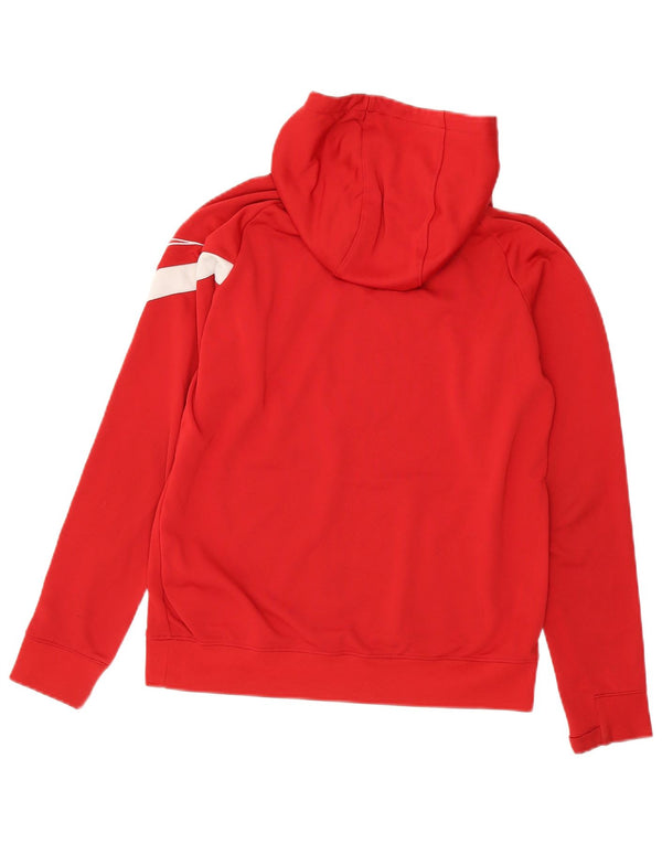Pulover Nike Dri Fit pentru băieți 12-13 ani, mare, roșu, poliester color bloc