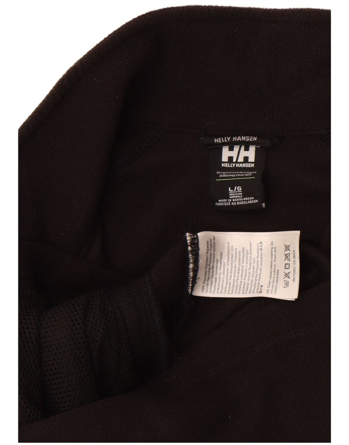 Jachetă polară pentru bărbați Helly Hansen UK 40 Poliester negru mare