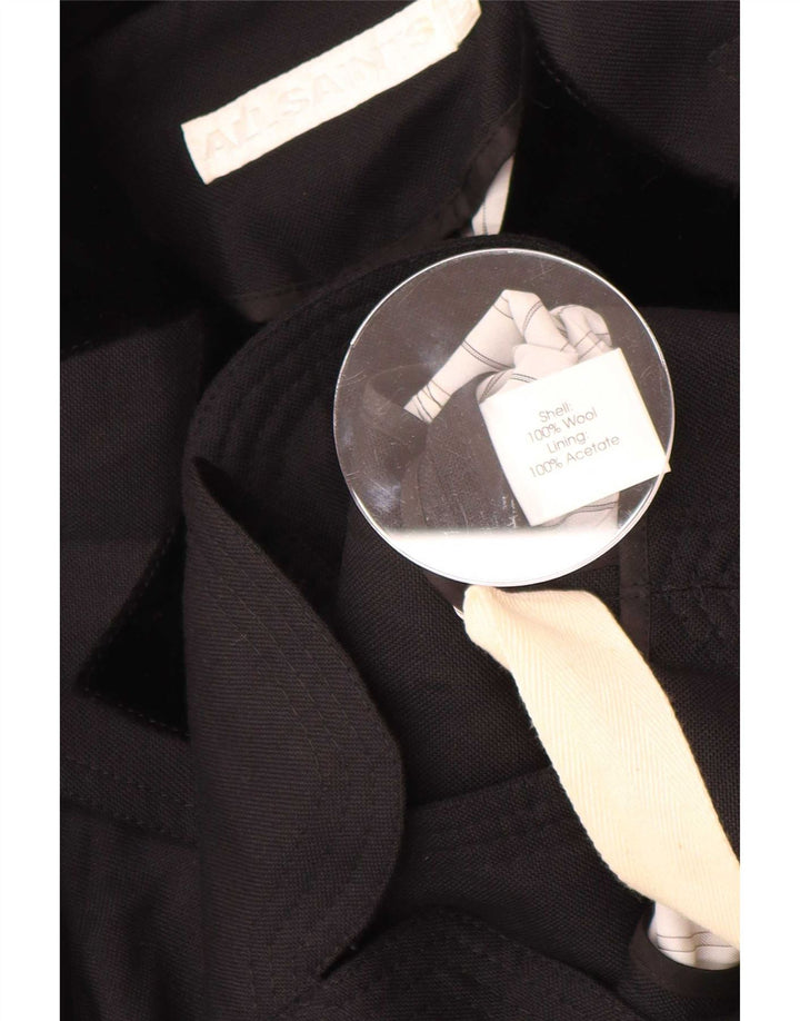 Jachetă pentru femei All Saints UK 12 Medium Black Colorblock Lână