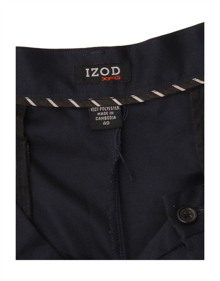 Pantaloni scurți Izod Pegged Chino W40 XL Bleumarin Poliester