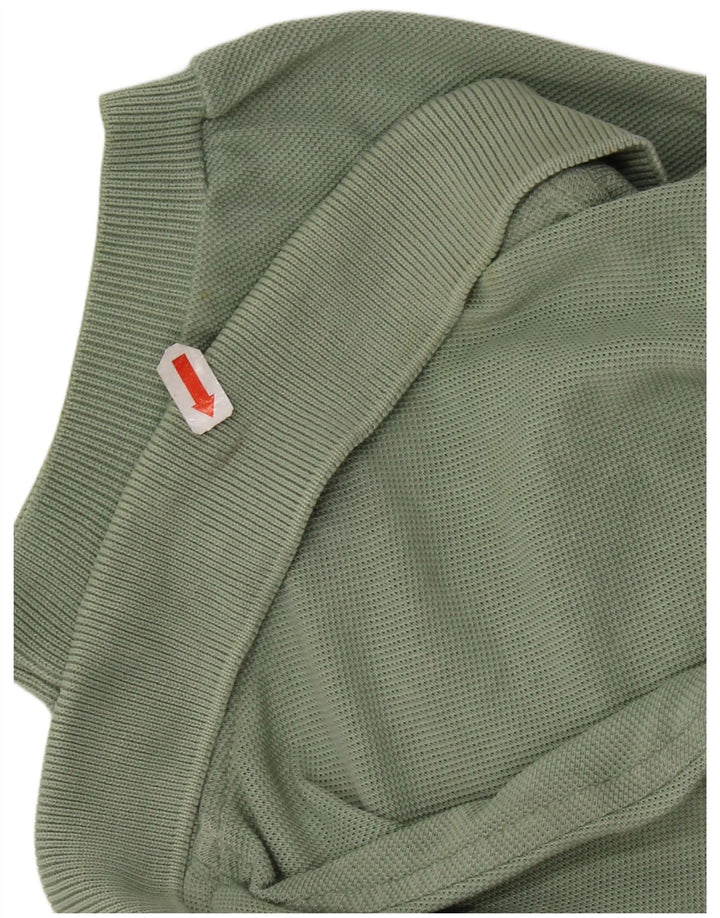 Tricou polo Lacoste pentru bărbați, mărimea 5, bumbac verde mare