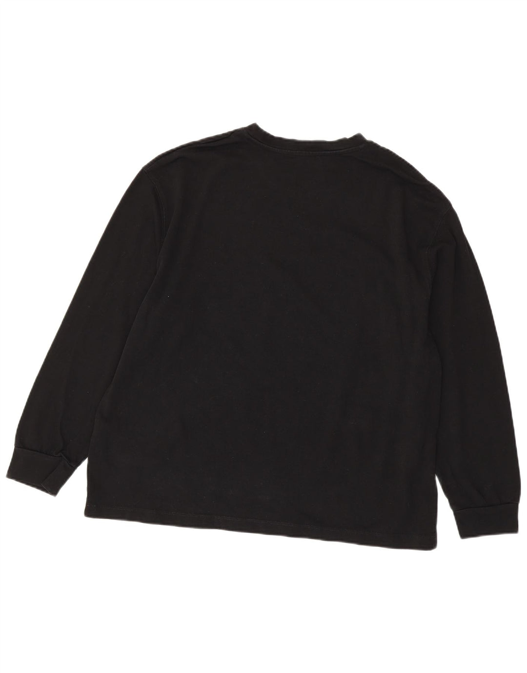 Top femeie Zara cu mânecă lungă UK 16 mare, negru, bumbac