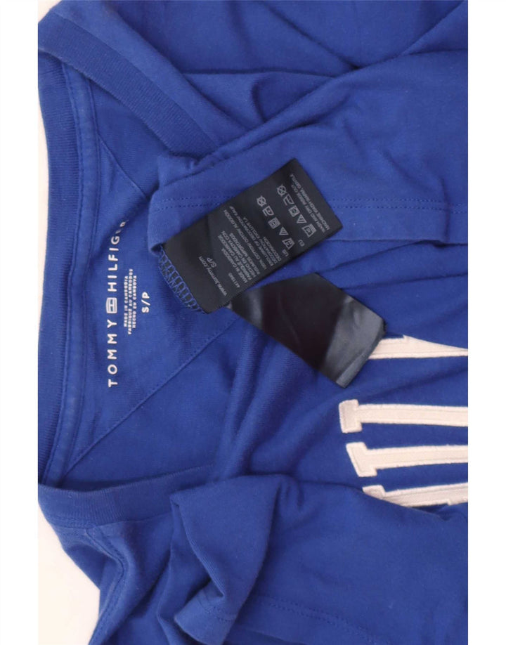 Tricou cu grafic normal Tommy Hilfiger pentru bărbați Top mic, albastru, bumbac
