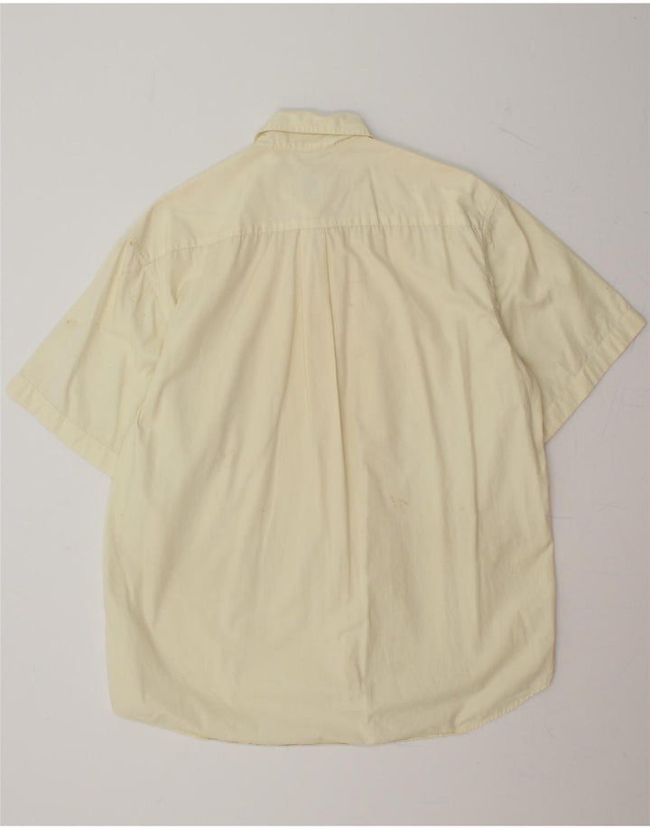 LEVI'S Mens Short Sleeve Shirt Small Yellow Cotton Vintage Levi's and Second-Hand Levi's from Messina Hembry 