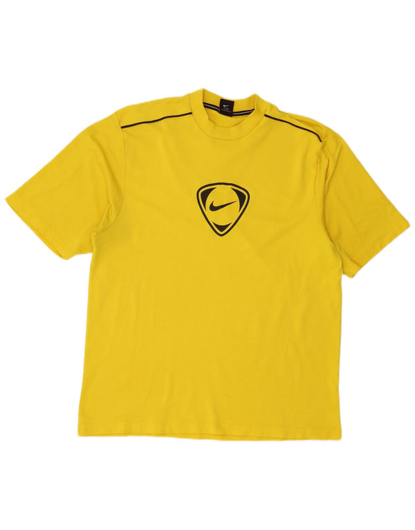 Tricou grafic Nike pentru bărbați Top UK 47/48 2XL Galben Poliester