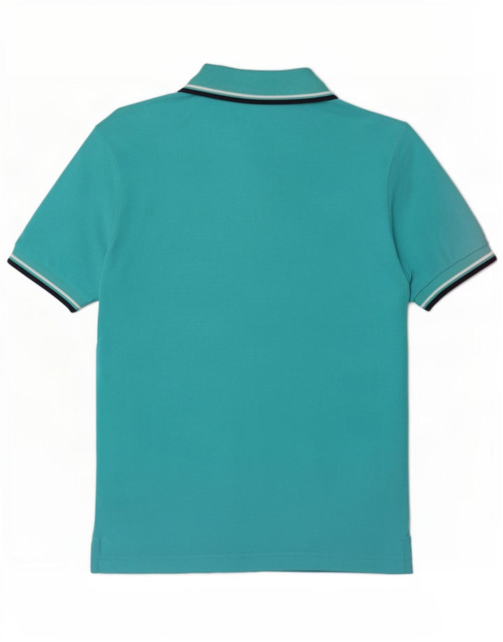 Tricou polo pentru bărbați Diadora, cu dungi turcoaz mici