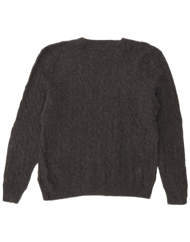 Pulover Polo Ralph Lauren pentru bărbați, cu gât crew, XL, lână gri