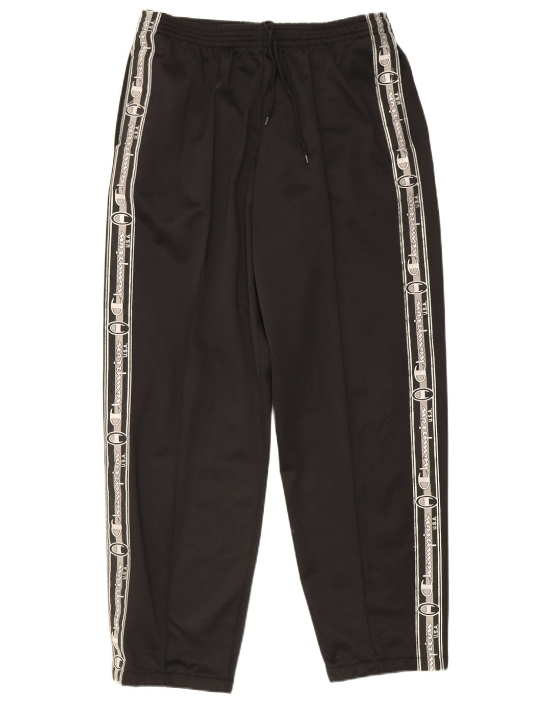 Pantaloni de trening grafic pentru bărbați Champion XL poliester negru