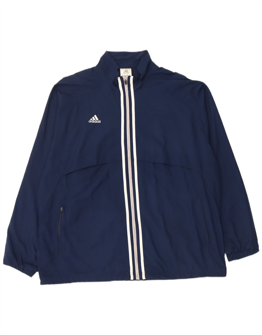 Jachetă de ploaie Adidas Climalite pentru bărbați UK 42 XL bleumarin poliester