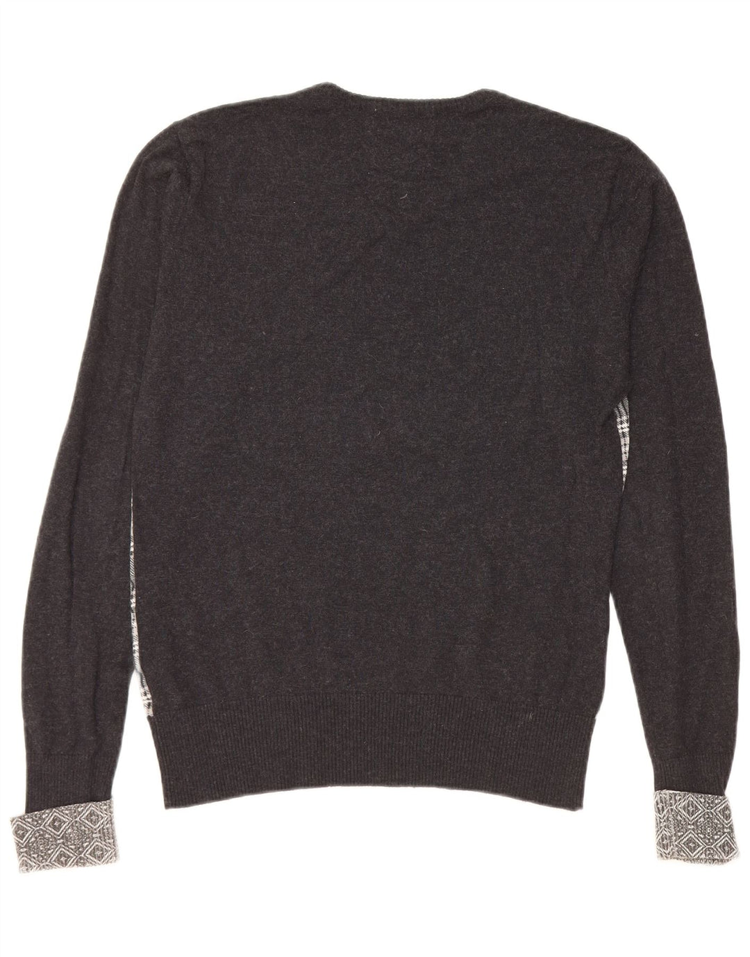 GUESS BY MARCIANO Pulover cu decolteu în V pentru femei UK 10 Small Black Check