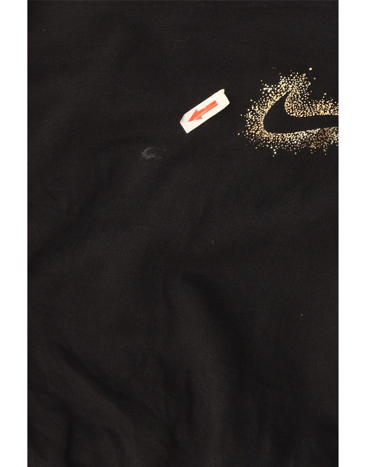 Jumper Nike Crop Oversized Hoodie pentru femei UK 10 Small Black