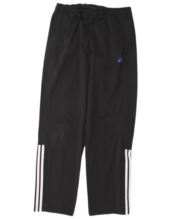 Pantaloni de trening Adidas pentru bărbați, poliester mediu negru