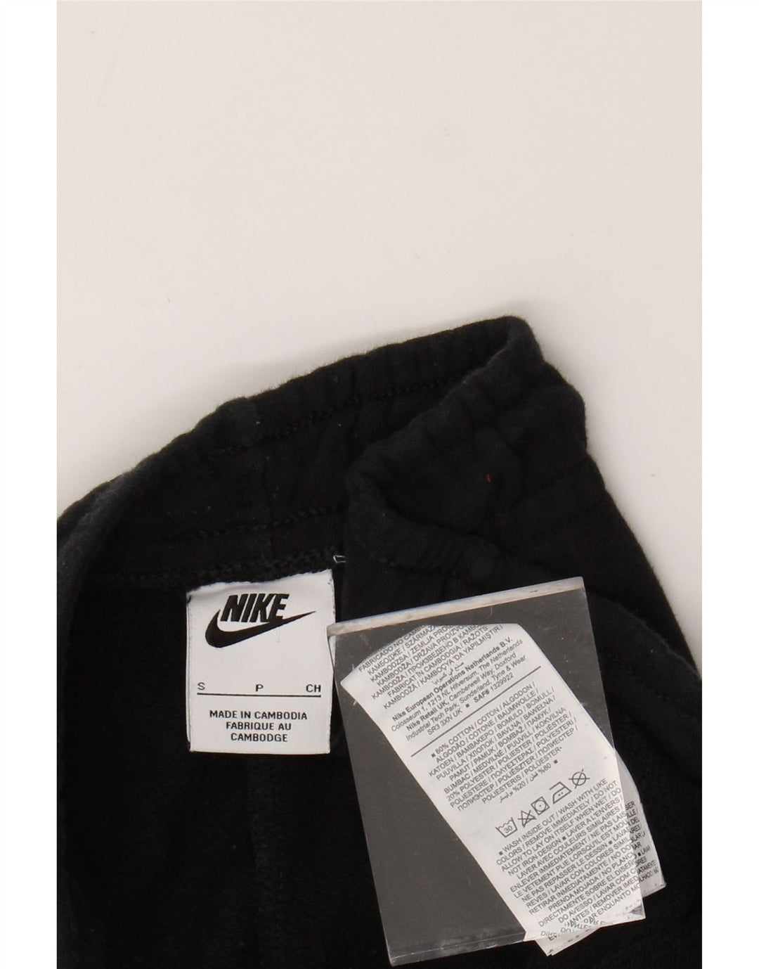 Pantaloni de trening pentru femei NIKE Pantaloni de jogging UK 10 Bumbac negru mic