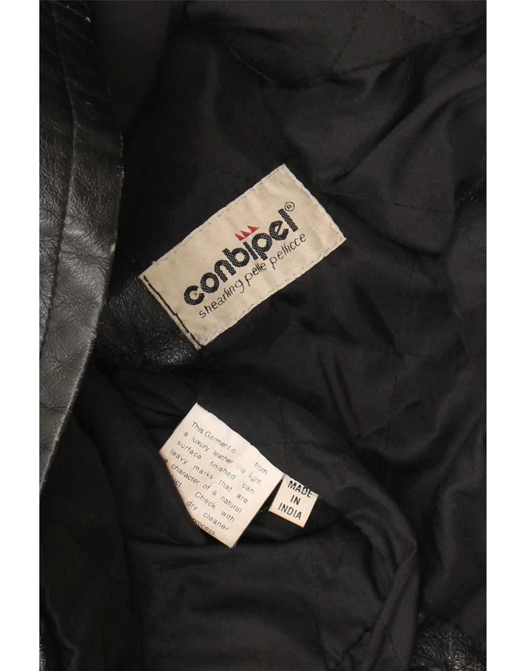 Jachetă de piele pentru bărbați Conbipel UK 40 Large Black