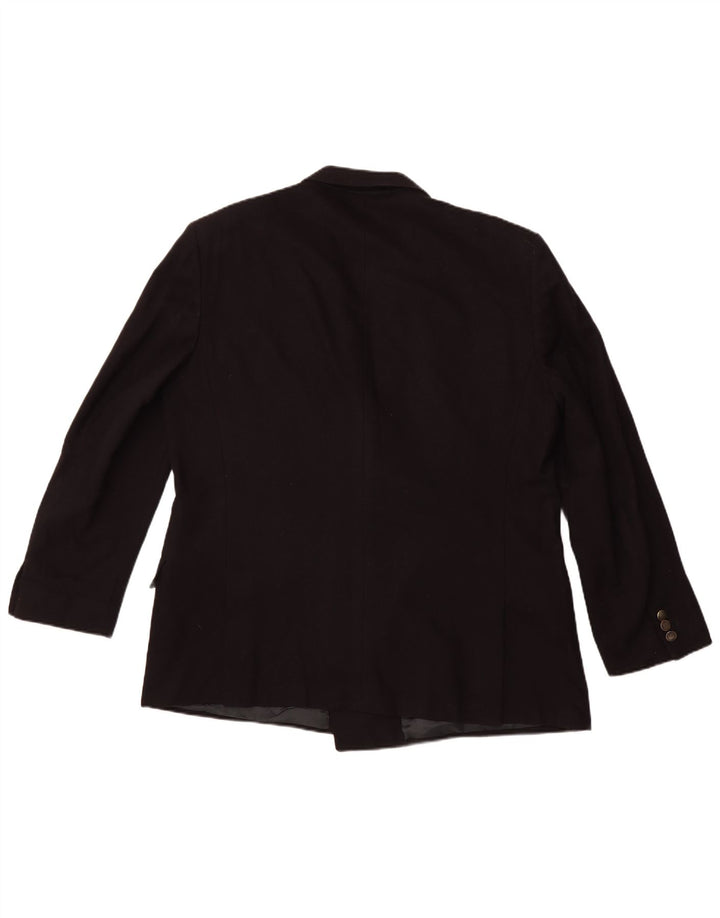 Blazer pentru bărbați UNGARO, cu două piepturi, UK 40, mare, bleumarin