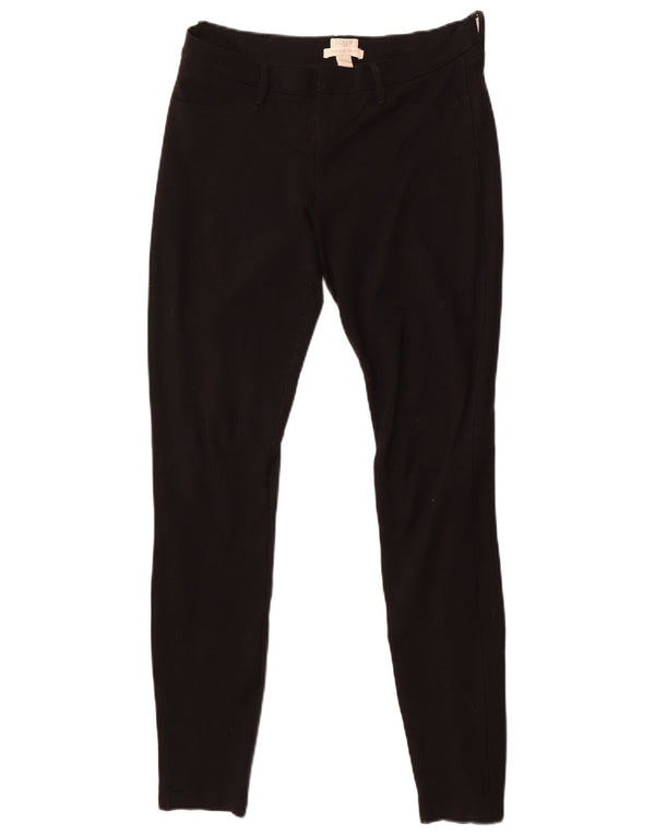 Pantaloni skinny casual pentru femei J. Crew US 8 Medium W30 L31 Black Viscose