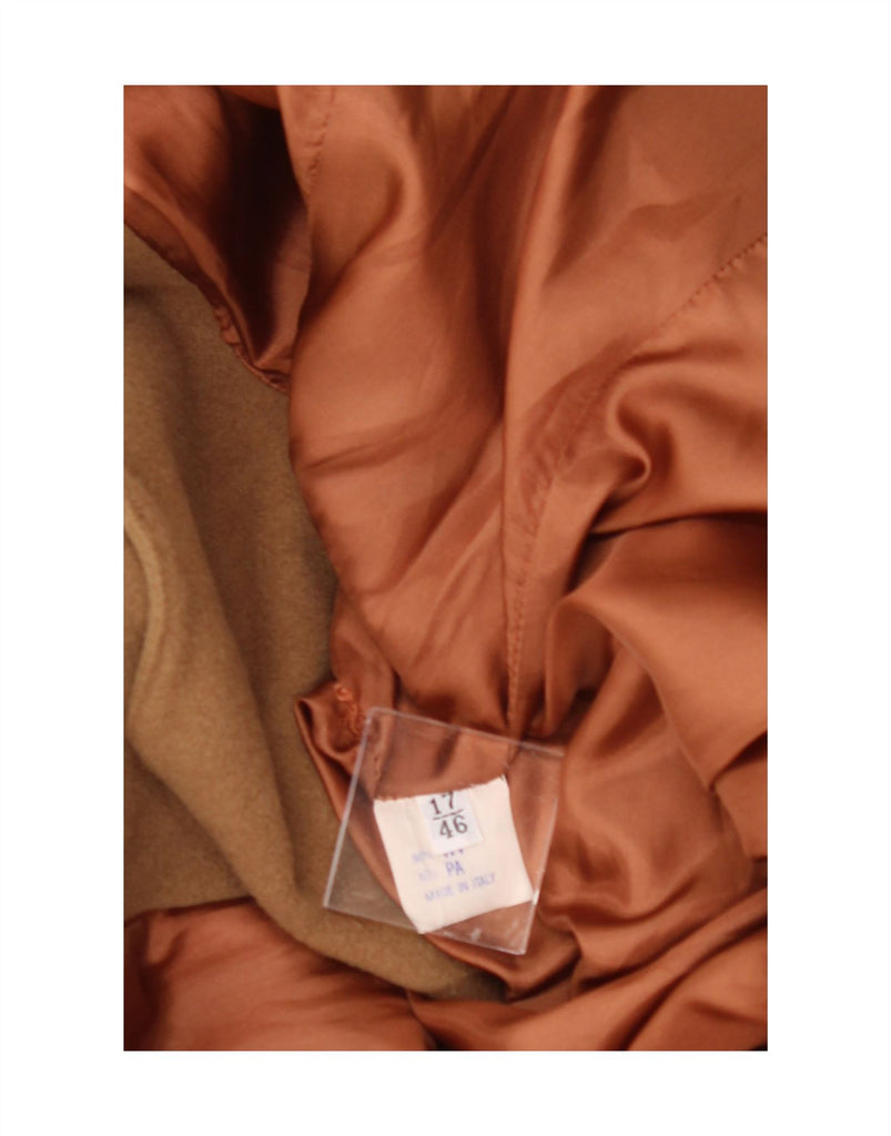 RENATO BALESTRA Womens 3 Button Blazer Jacket IT 46 Large Brown Vintage Renato Balestra and Second-Hand Renato Balestra from Messina Hembry 