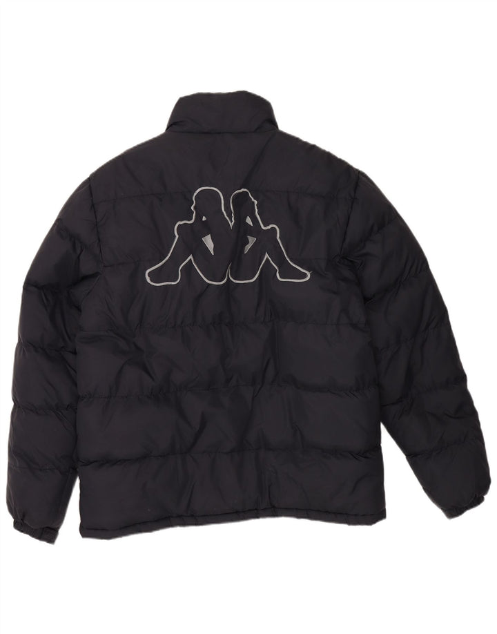 Jachetă căptușită cu grafică pentru bărbați KAPPA UK 40 Poliester mare bleumarin