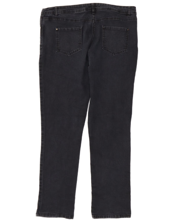 M&Co Womens Slim Jeans UK 16 Large W36 L31 Navy Blue Cotton