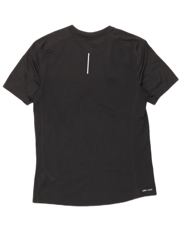 Tricou Nike Dri Fit pentru bărbați Top Mediu Negru Poliester