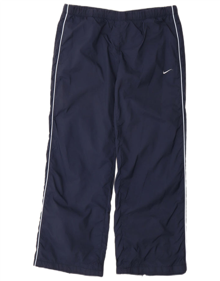 Pantaloni de trening NIKE pentru femei Marea Britanie 10/12, nailon mediu albastru bleumarin