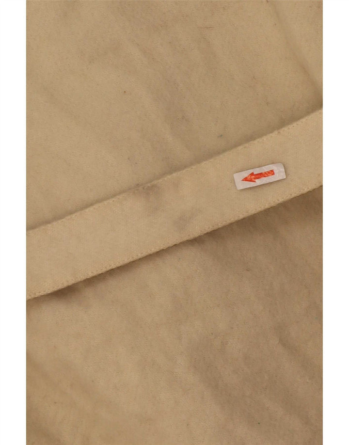 Palton reversibil vintage pentru femei IT 42 bumbac mediu bej