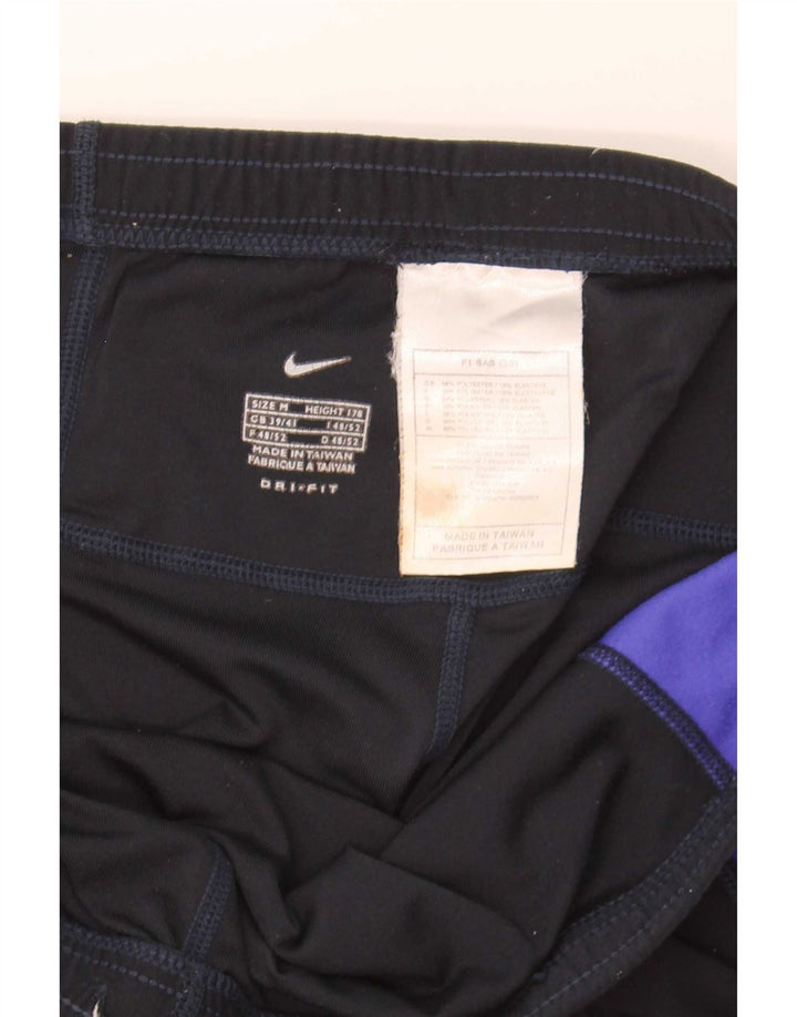 Leggings pentru bărbați Nike Dri Fit Marea Britanie 38/40 Mediu Negru Poliester Colorblock