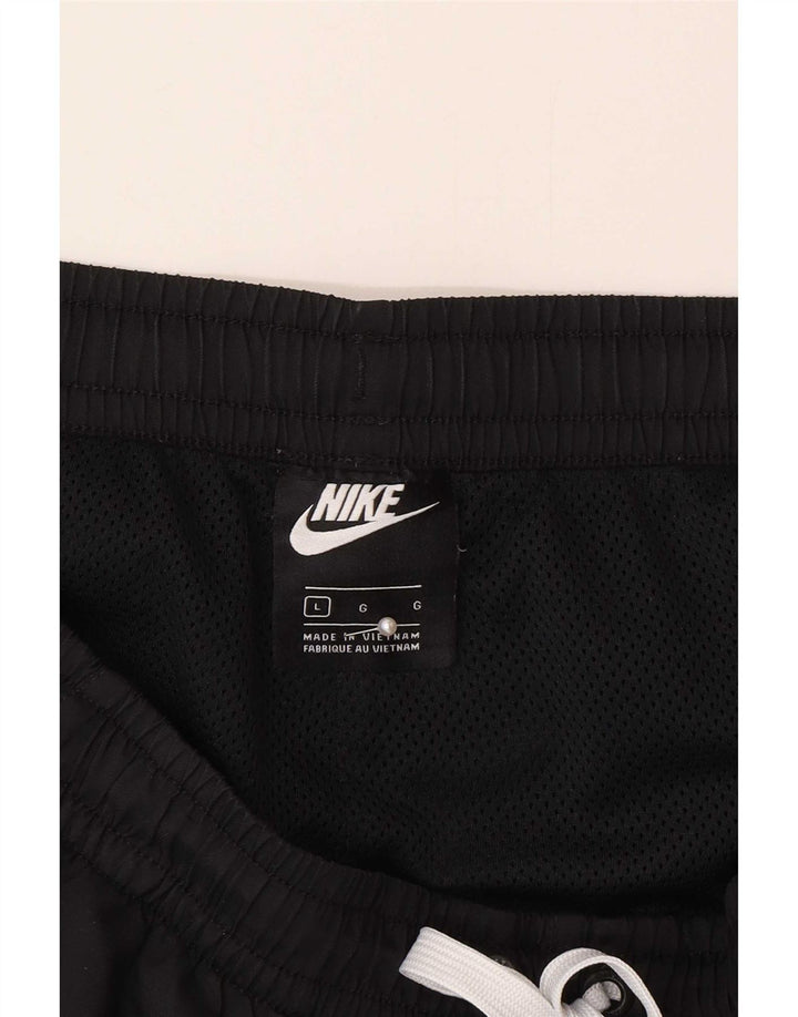 Pantaloni scurți de înot Nike pentru bărbați, mari, negru, poliester
