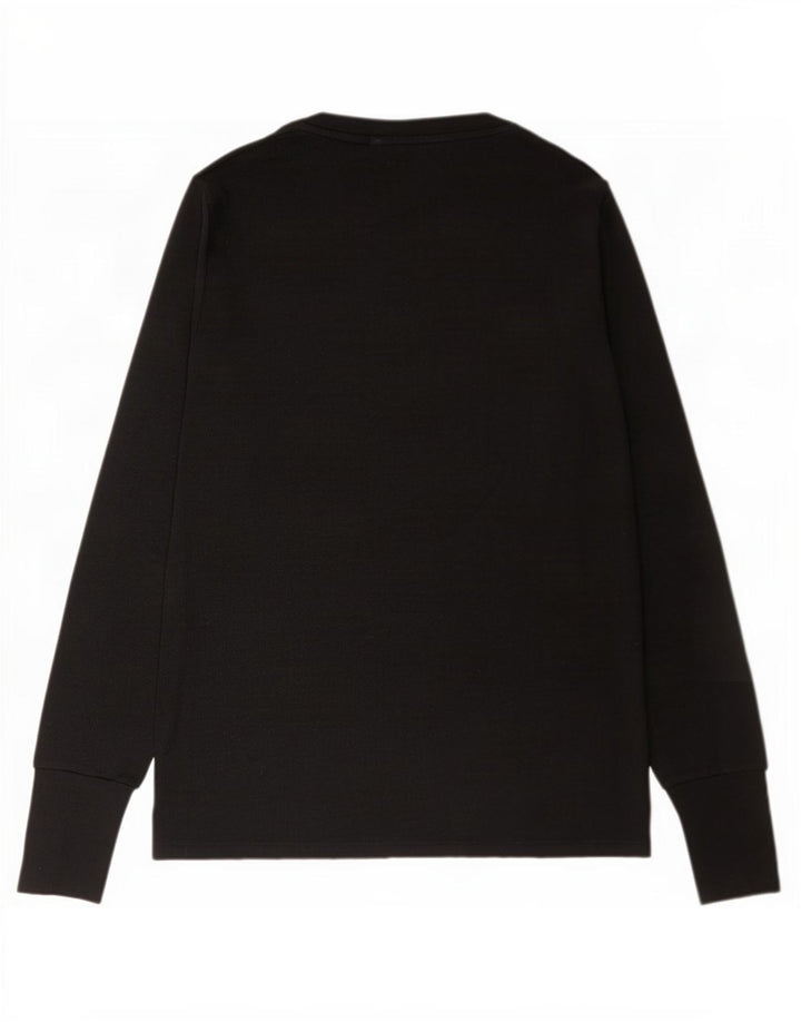 Top pentru femei Gap cu mânecă lungă UK 10 Small Black Modal