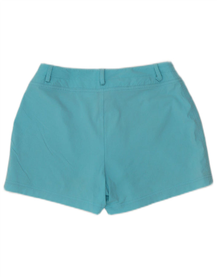 Pantaloni scurti Nike pentru femei UK 10 Small W28 Turcoaz Nylon