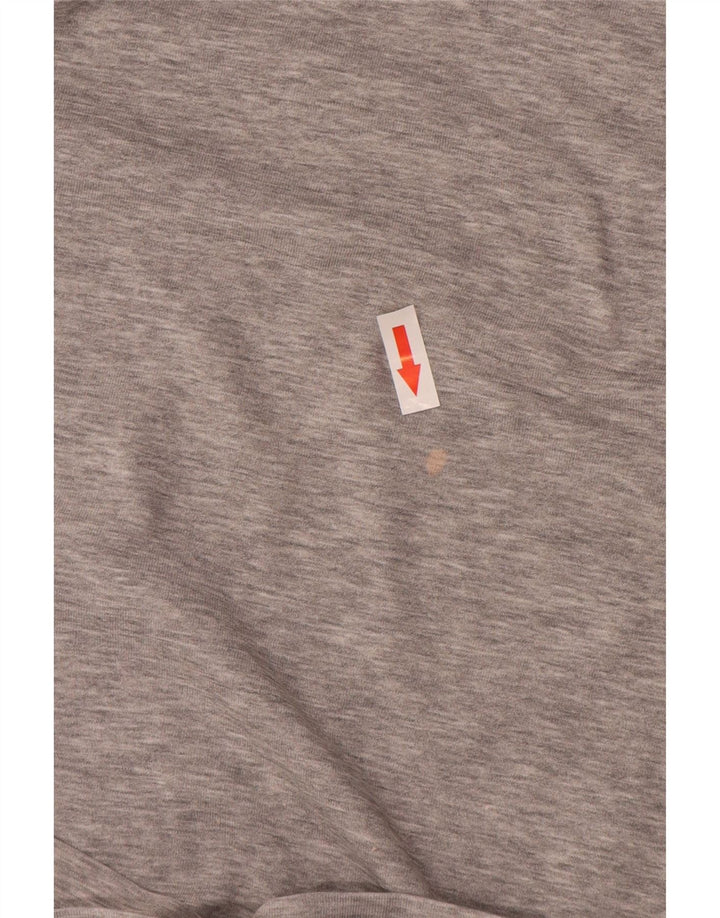 Tricou grafic Nike pentru bărbați Top mic, gri, bumbac
