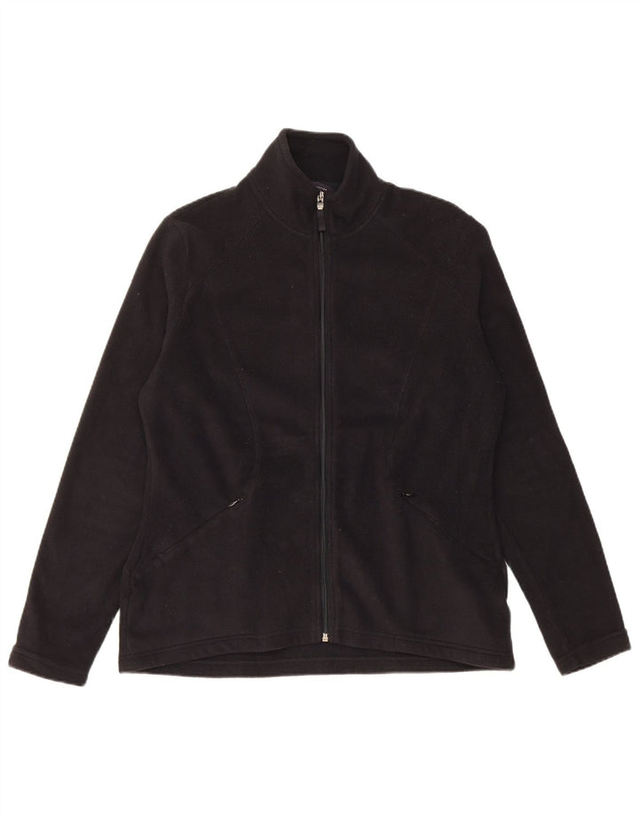 Jachetă fleece pentru femei Marks & Spencer UK 12 Poliester mediu negru