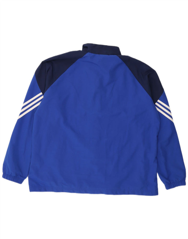 Jachetă de trening pentru bărbați Adidas, 2XL, albastru, poliester