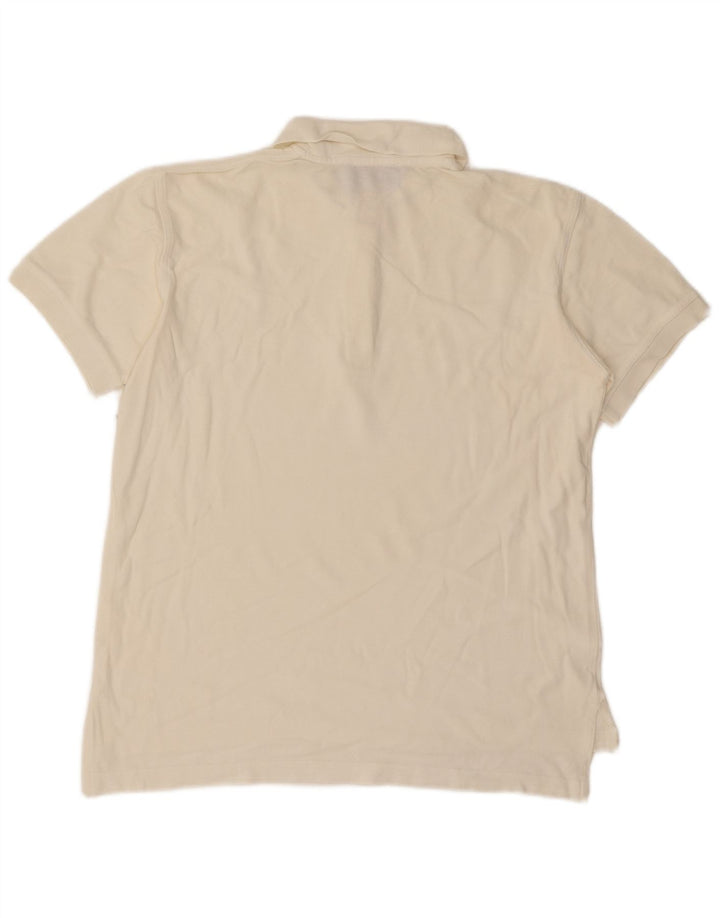 Tricou polo pentru femei Les Copains IT 44 Bumbac alb cadru mediu