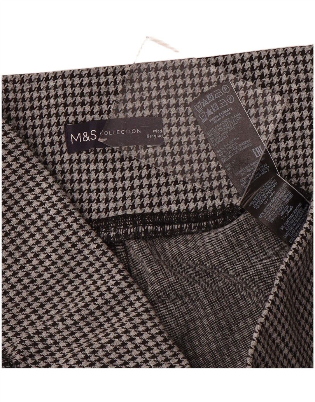 Leggings pentru femei Marks & Spencer UK 14, mare, gri, poliester cu picior de gală