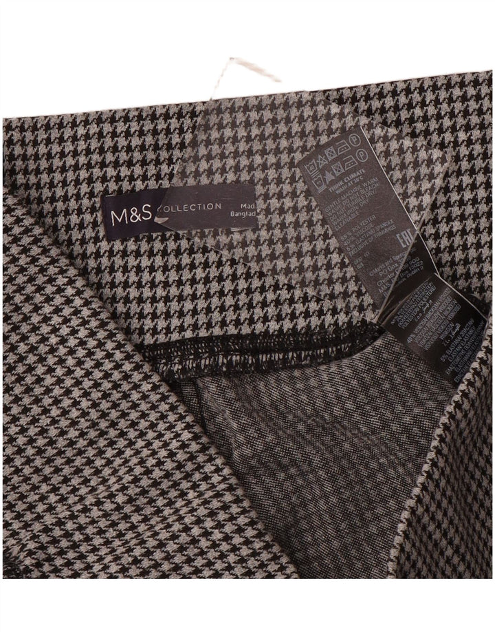 Leggings pentru femei Marks & Spencer UK 14, mare, gri, poliester cu picior de gală