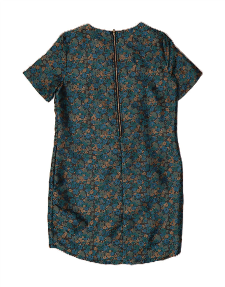 MARC ANGELO Womens Sheath Dress UK 10 Small Multicoloured Floral Polyester Vintage Marc Angelo and Second-Hand Marc Angelo from Messina Hembry 