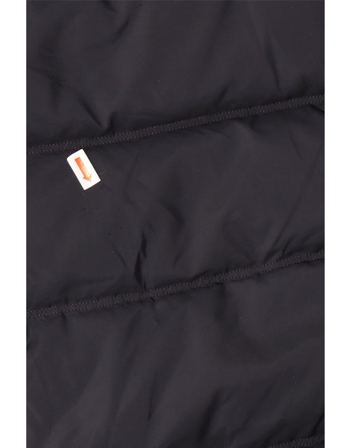 TOMMY HILFIGER Palton căptușit cu glugă pentru femei UK 10 Poliester bleumarin mic