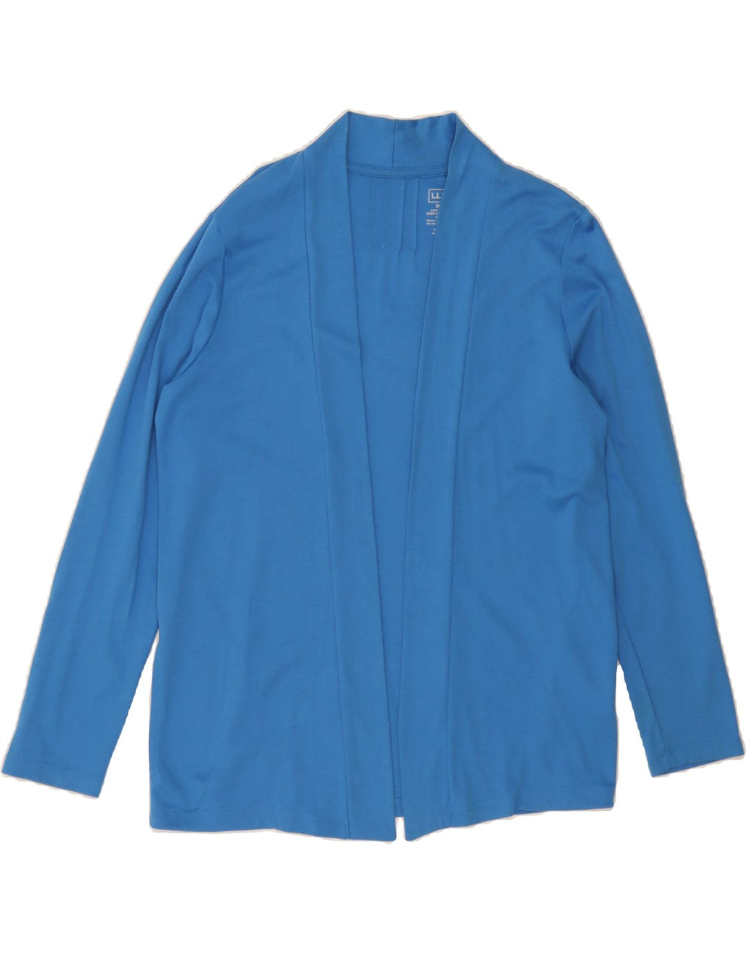 L.L.BEAN Womens Cardigan Top UK 14 Medium Blue Cotton Vintage L.L.Bean and Second-Hand L.L.Bean from Messina Hembry 