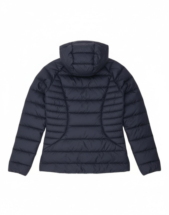 Jachetă căptușită cu glugă The North Face pentru femei UK 6 XS poliester bleumarin