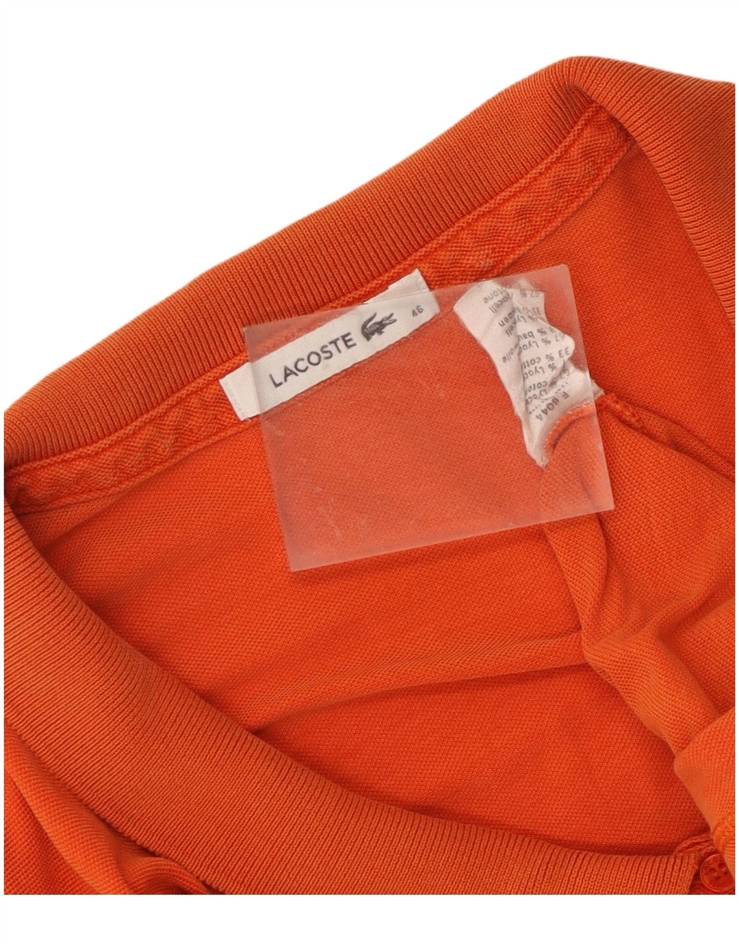 Tricou polo Lacoste pentru femei Mărimea 46 XL Orange Lyocell