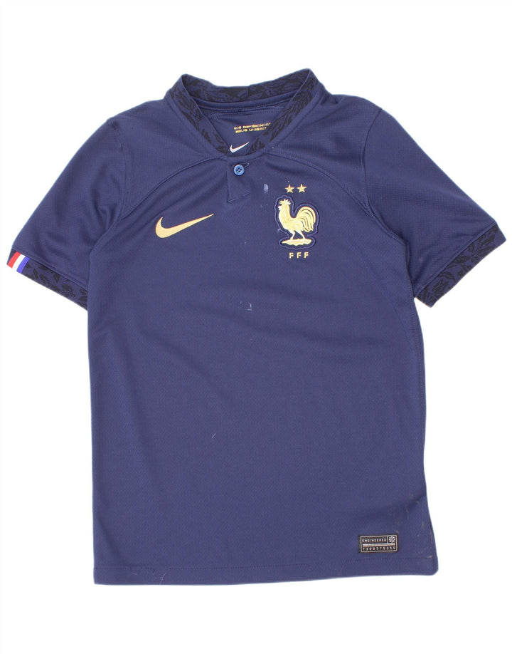 Tricou pentru băieți Nike Top 8-9 ani Mic Bleumarin