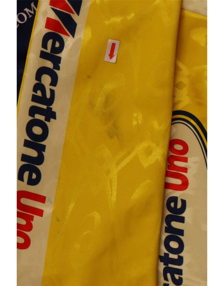 Jachetă de top pentru trening grafic Asics pentru bărbați, mare, galben, din poliester