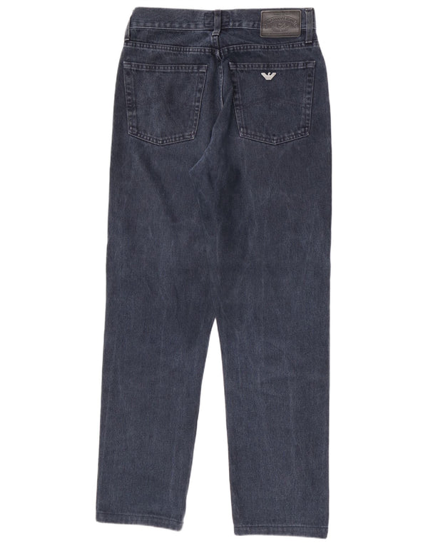 Blugi drepti pentru femei Armani W32 L32 Bumbac bleumarin