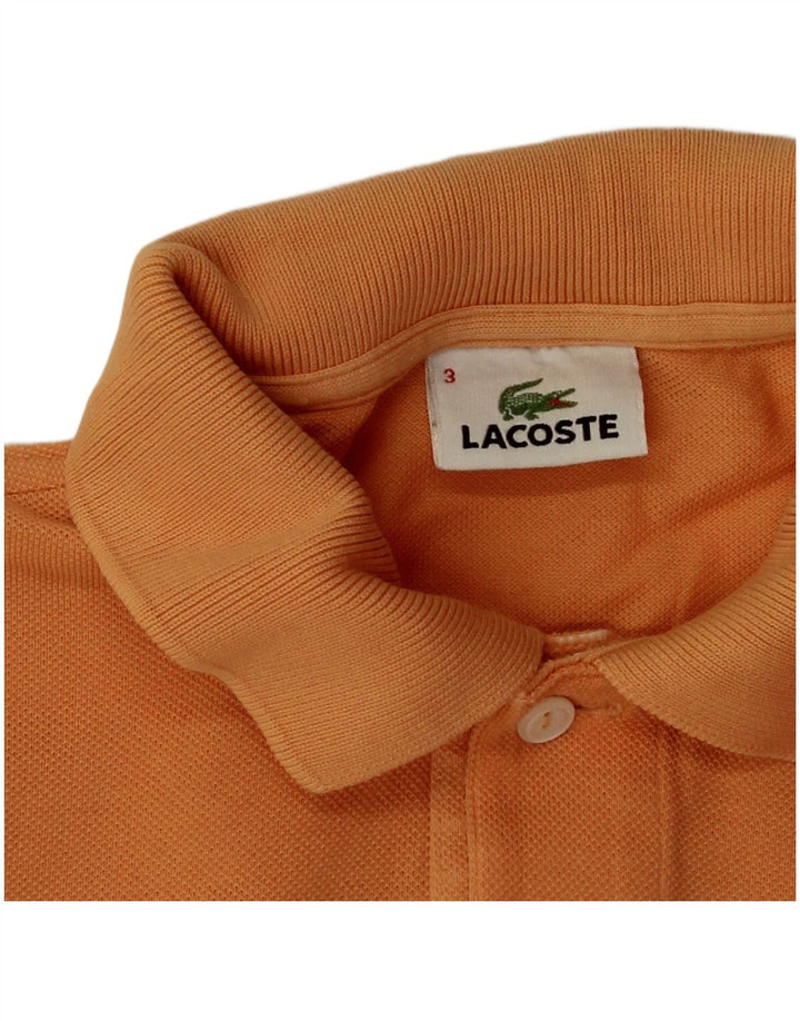 Tricou polo pentru bărbați Lacoste Mărimea 3 Bumbac portocaliu mic